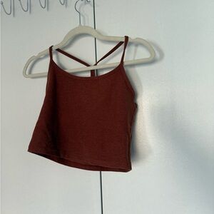 Beyond Yoga Spacedye Burnt Orange Cropped Tank